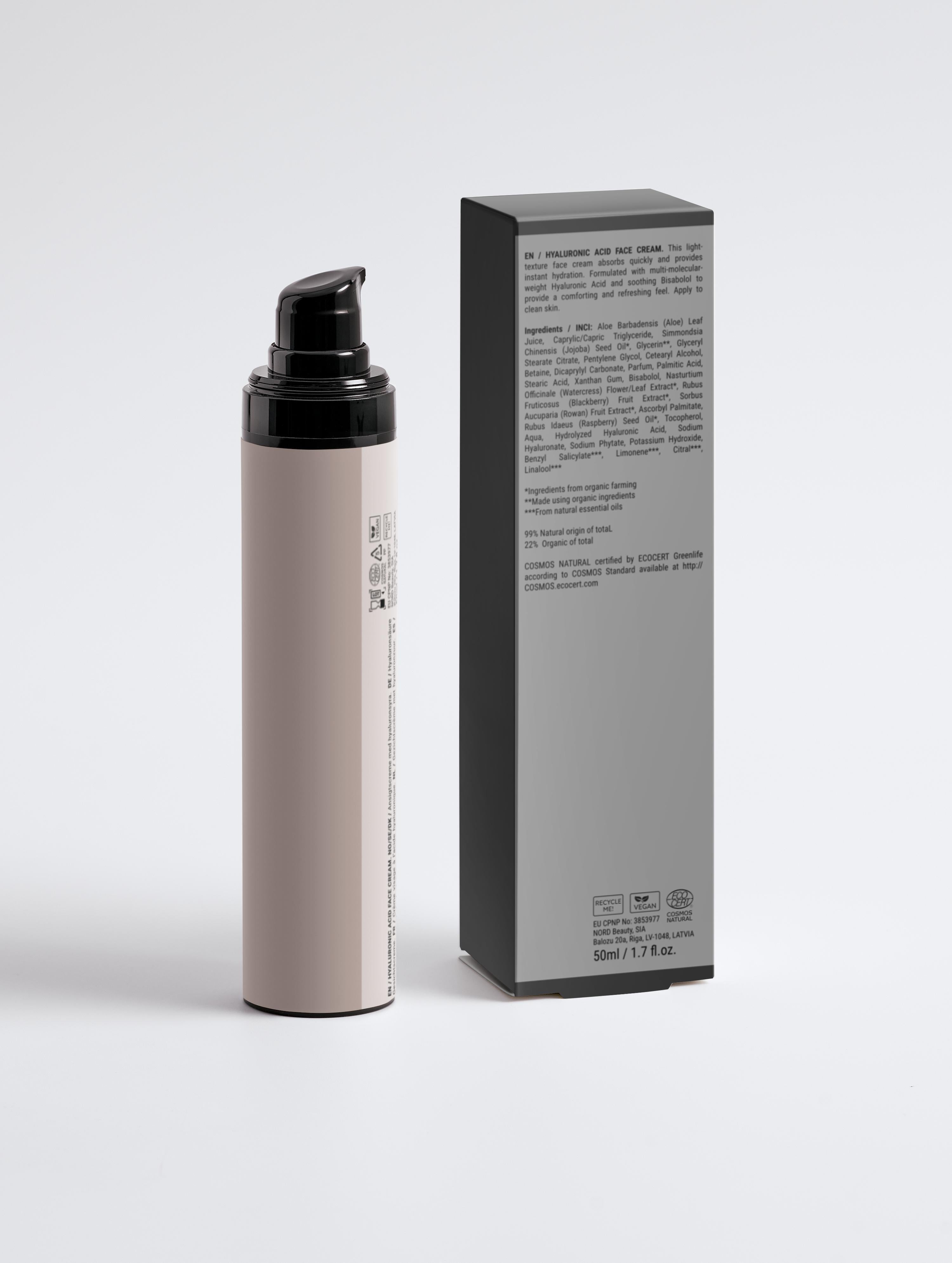 Hyaluronic Acid Face Cream for Men
